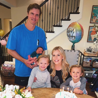 Emily Kuchar celebrated her 37th birthday alongside her husband and children.